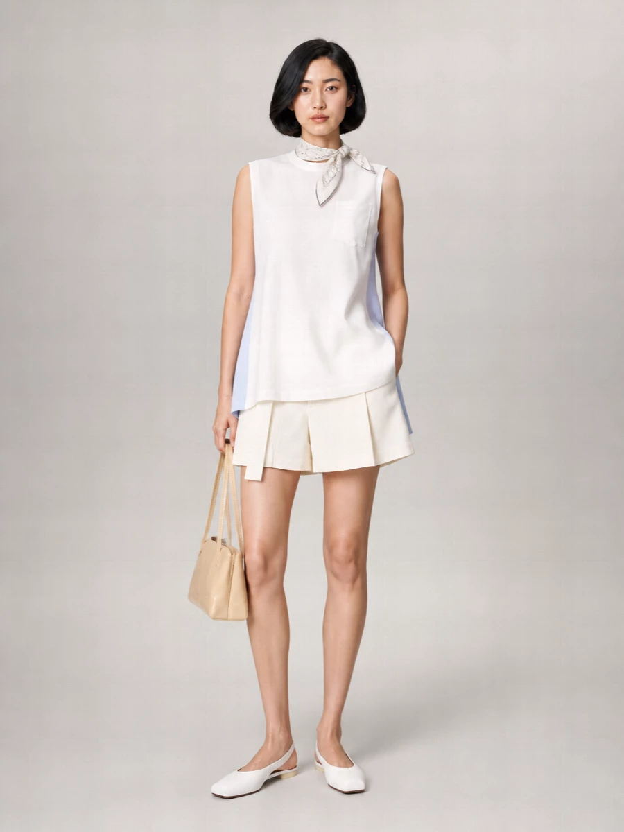 Sacai Striped Mini Dress