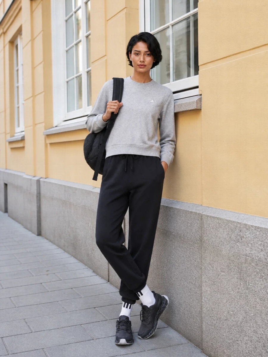 Adidas stella mccartney grey jogger trainer set