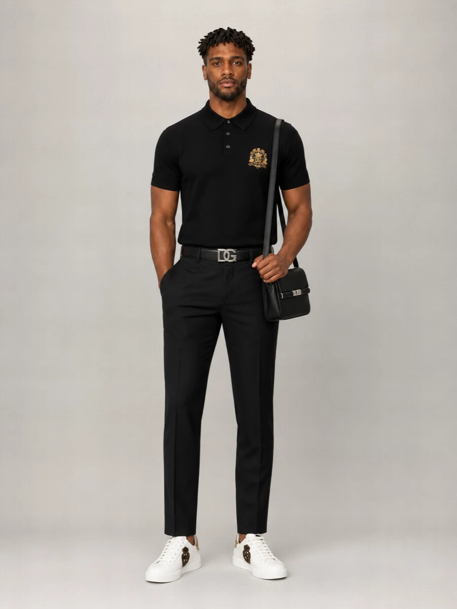 Dolce&Gabbana Wool Polo Shirt