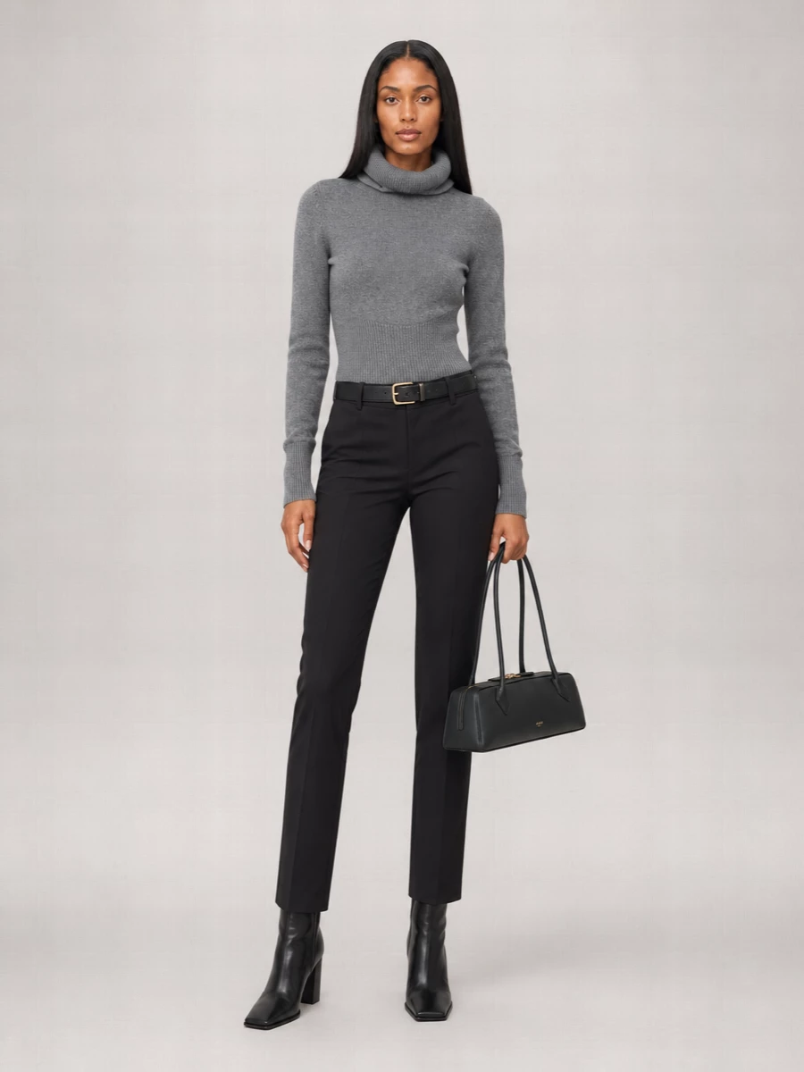 Alaïa Denim Wide-Leg Jeans