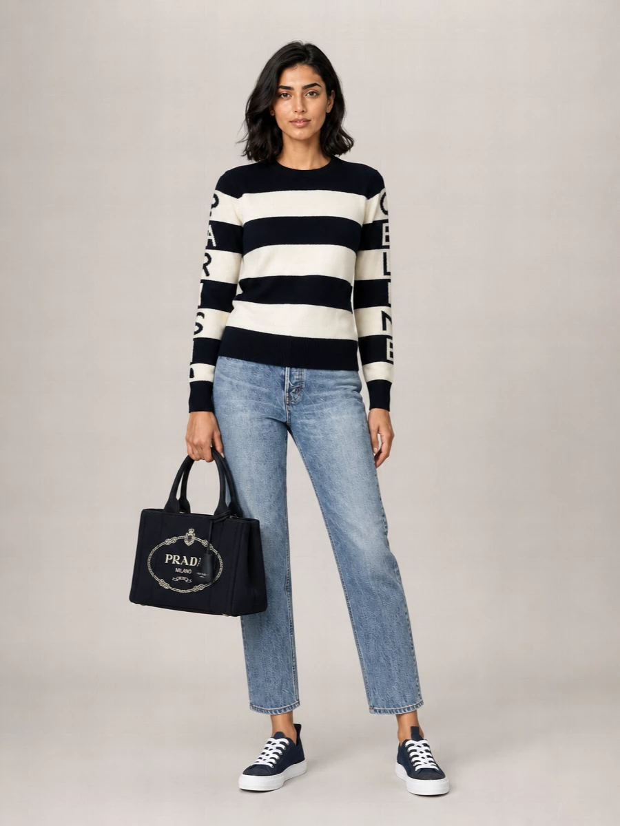 Prada Small Canvas Shoulder Bag