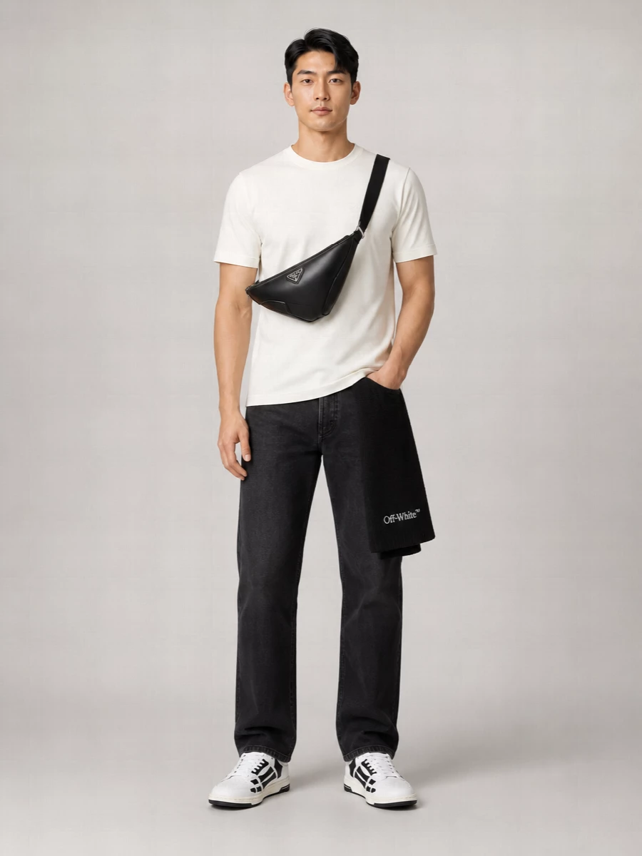 Amiri Bandana Cotton T-Shirt
