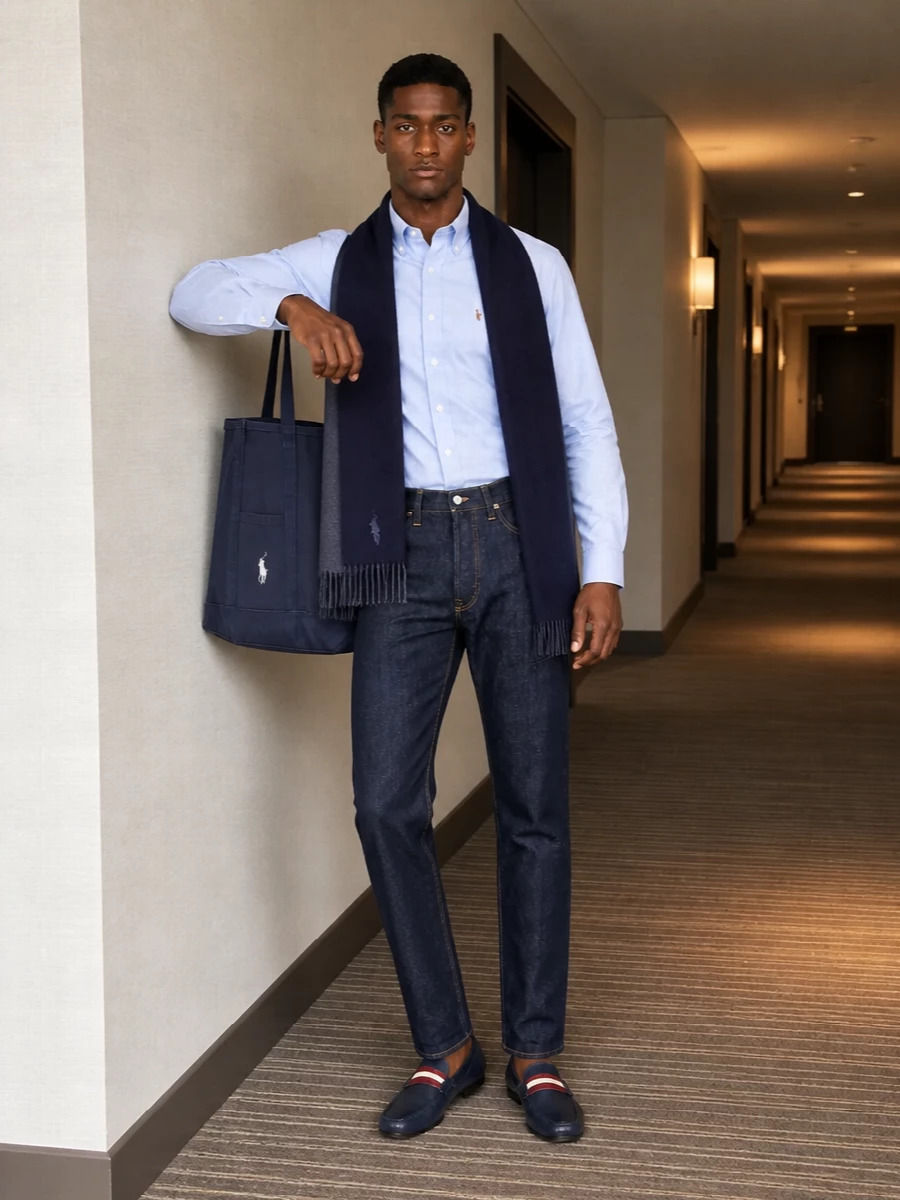 Polo ralph lauren jeans oxford shirt loafers
