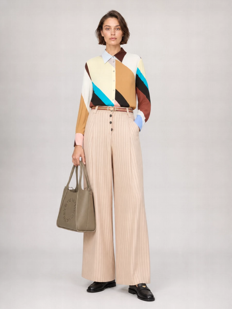 Paul Smith Geometric Print Long Sleeve Shirt