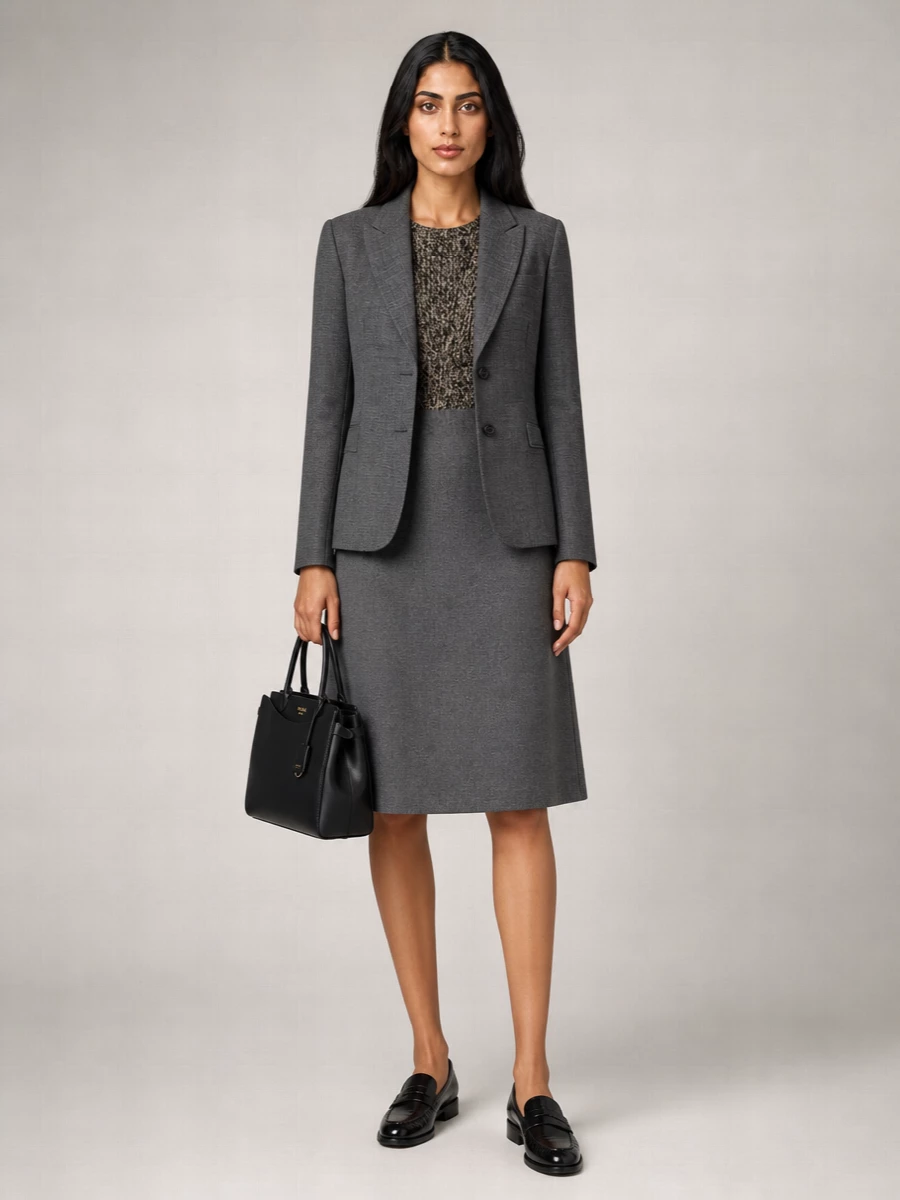 Prada Virgin Wool Single-Breasted Blazer