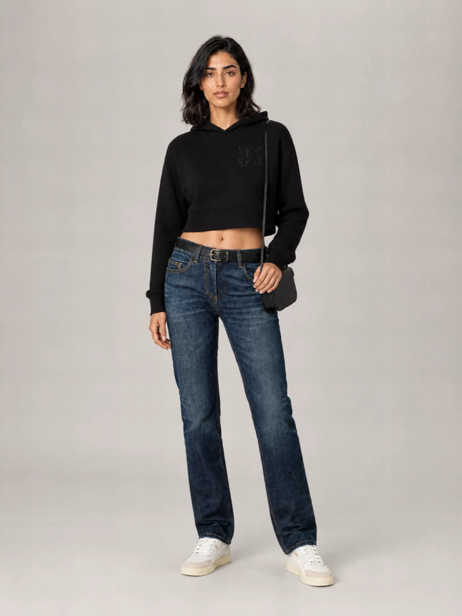 Palm Angels Calfskin Low-Top Sneakers