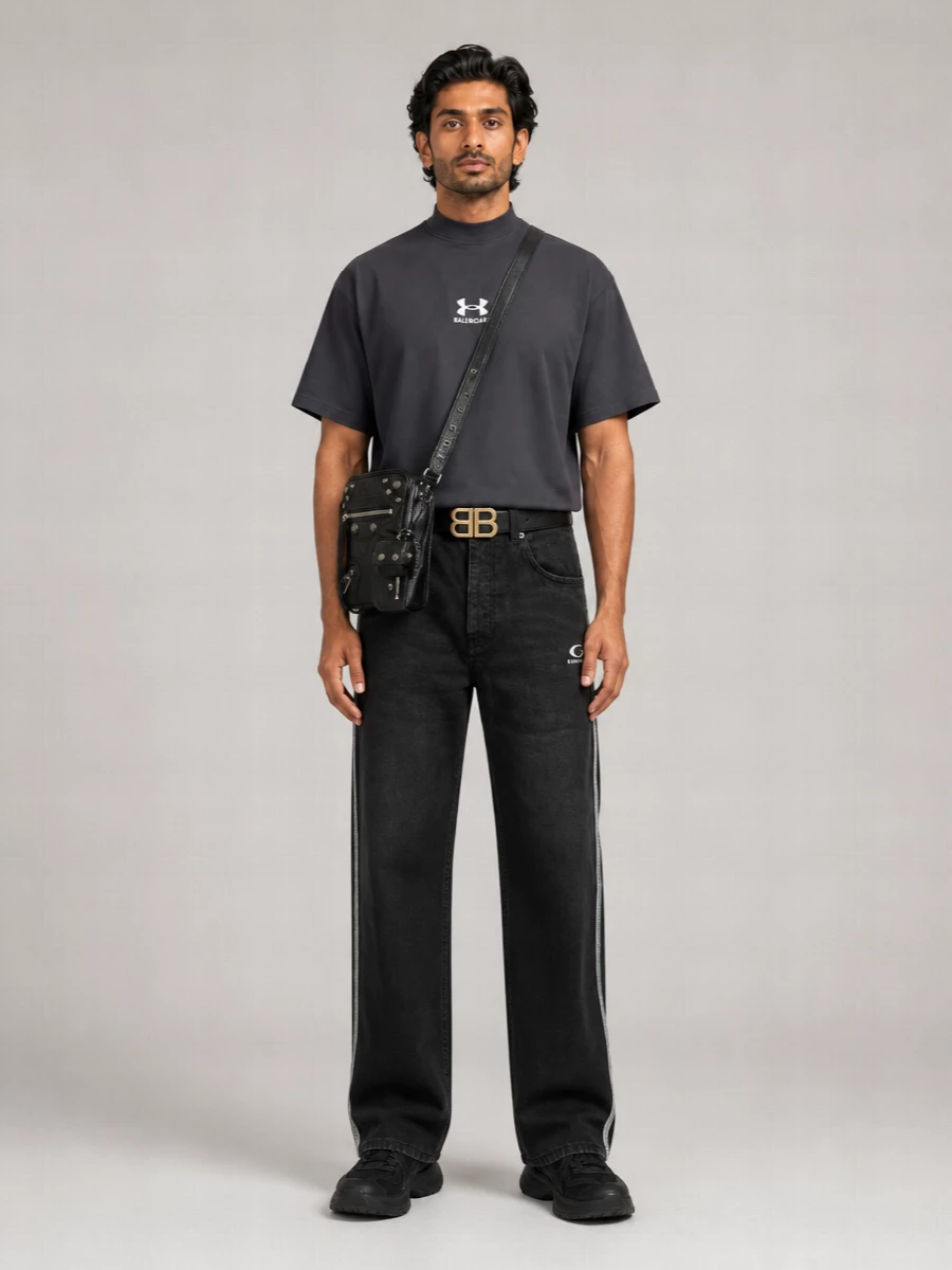 Balenciaga Cotton Oversized Short-Sleeve T-Shirt