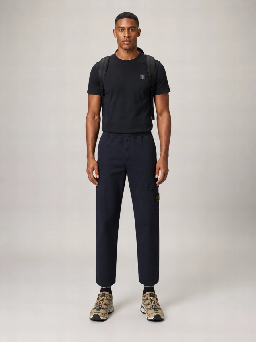 Stone Island Cotton Relaxed-Fit Straight-Leg Cargo Pants