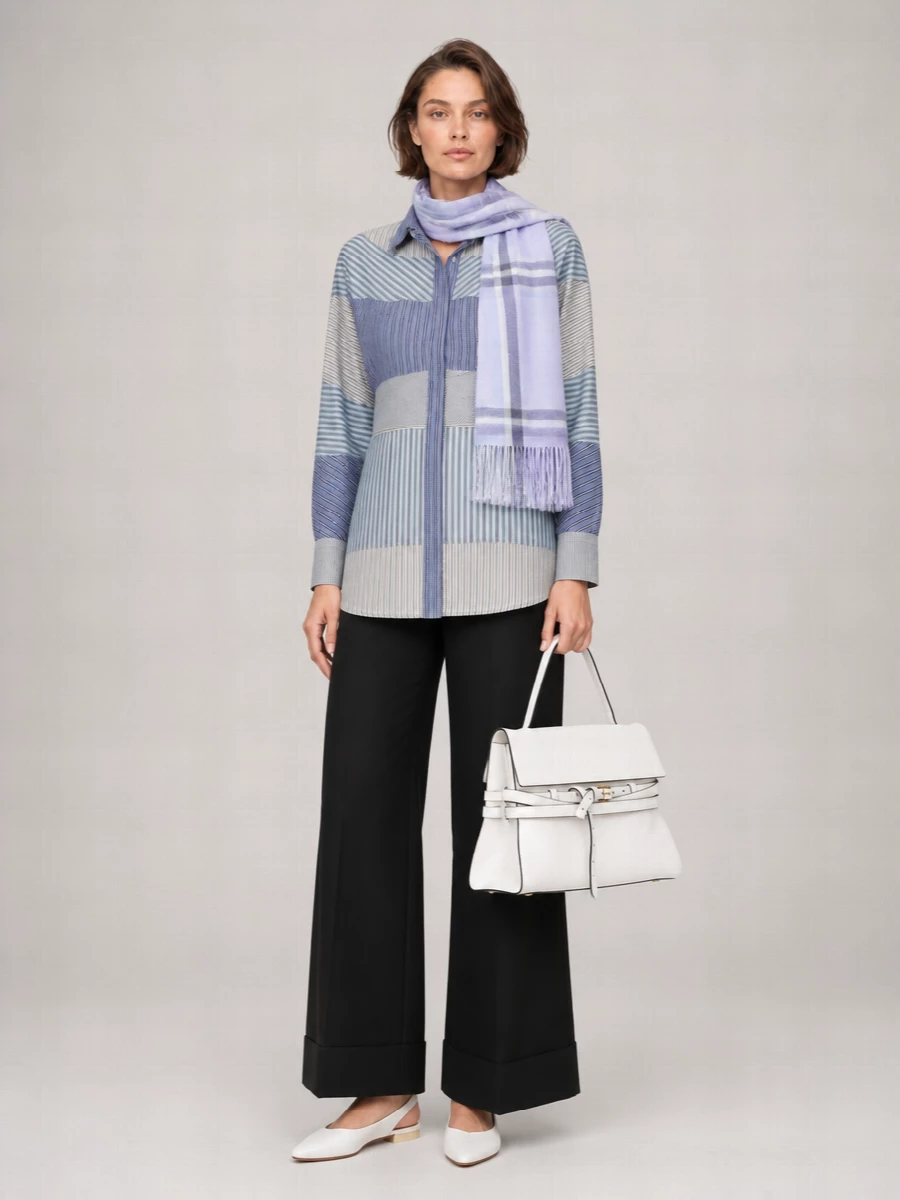 Burberry Embroidered Cashmere Scarf