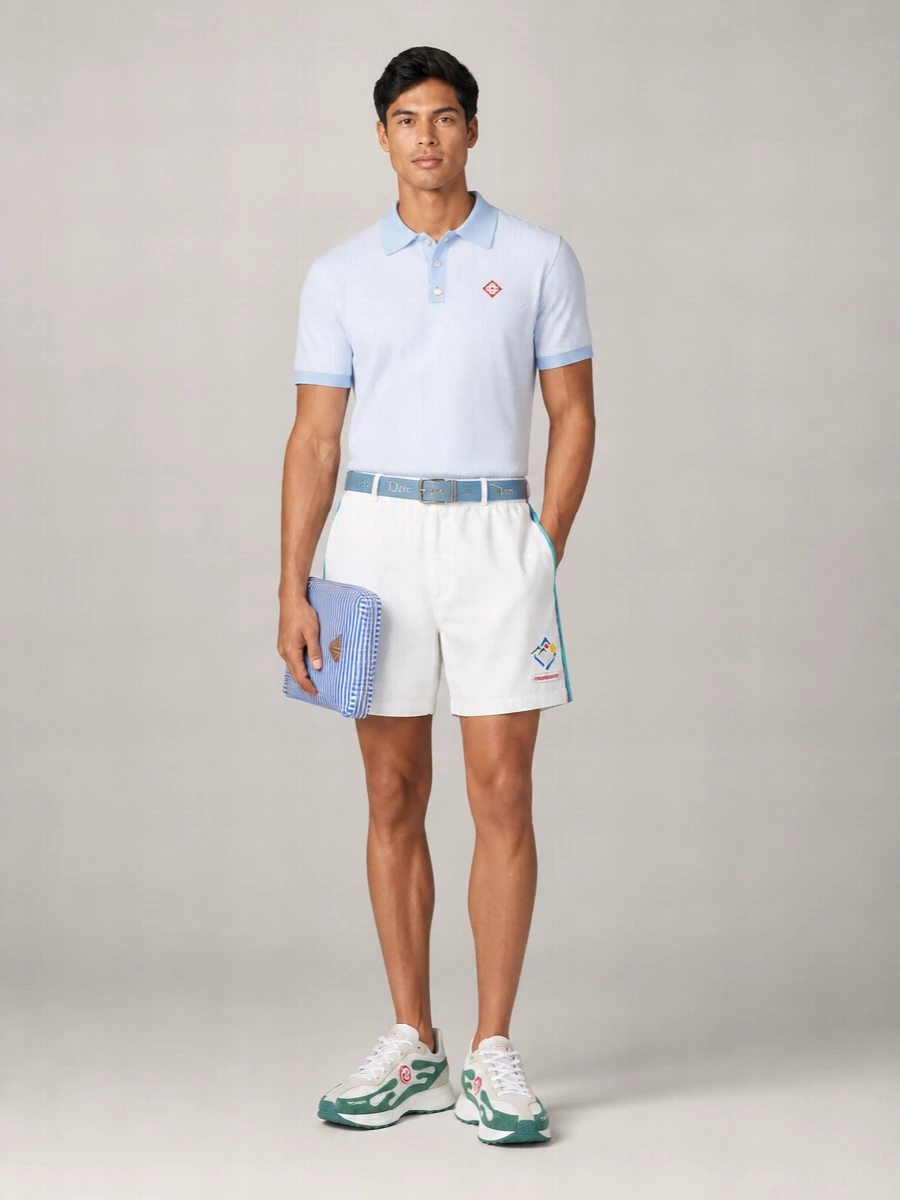 Casablanca Polyester Swim Shorts