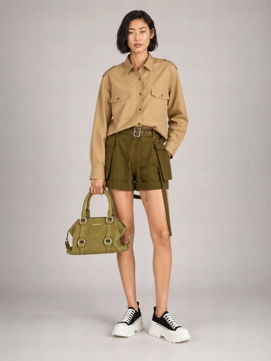 Alexander Mcqueen Small Leather Shoulder Bag