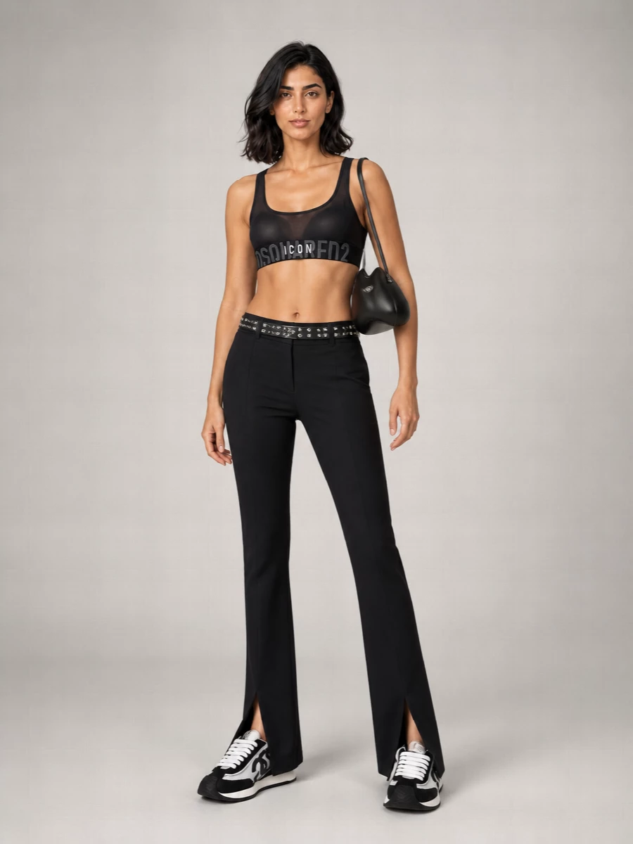 Dsquared2 Icon-Motif Stretch Bandeau Bra