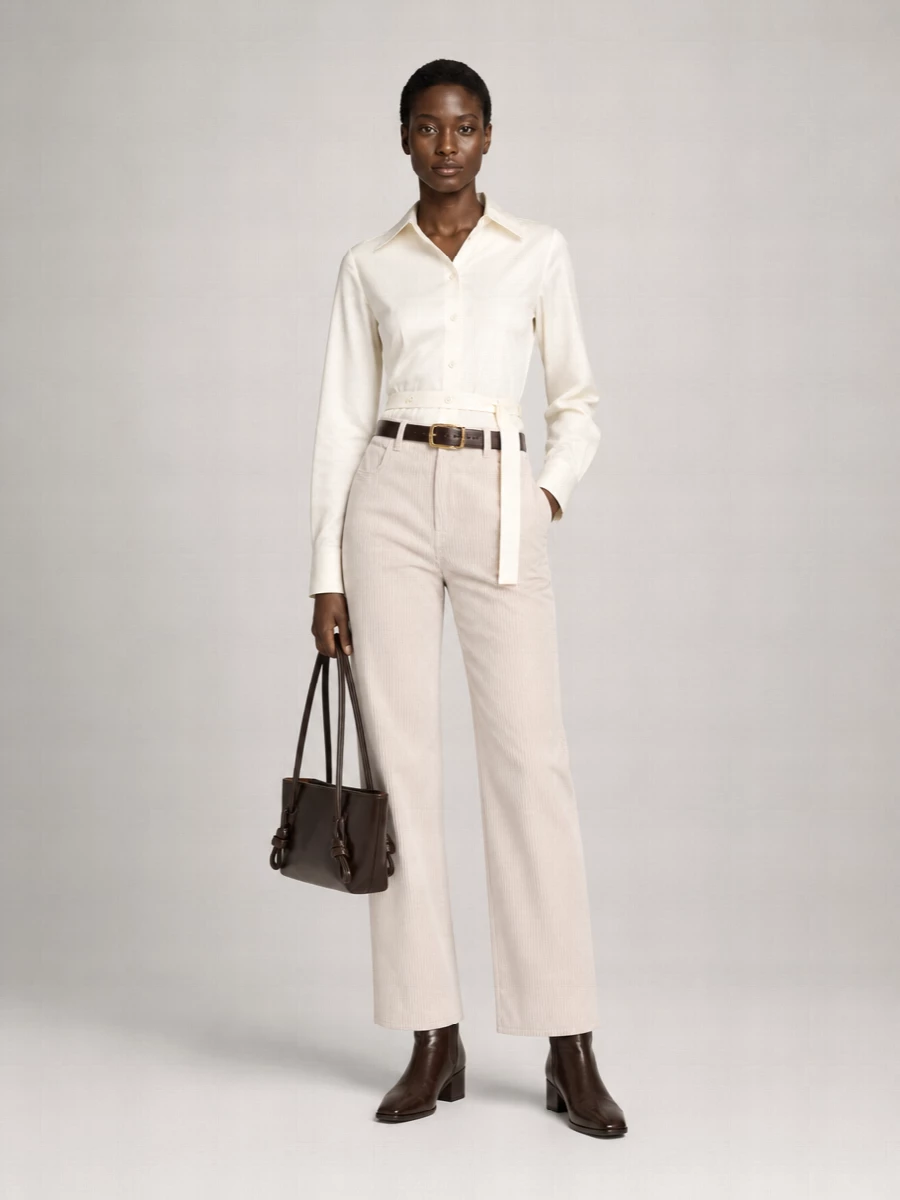 Róhe Corduroy Baggy Trousers