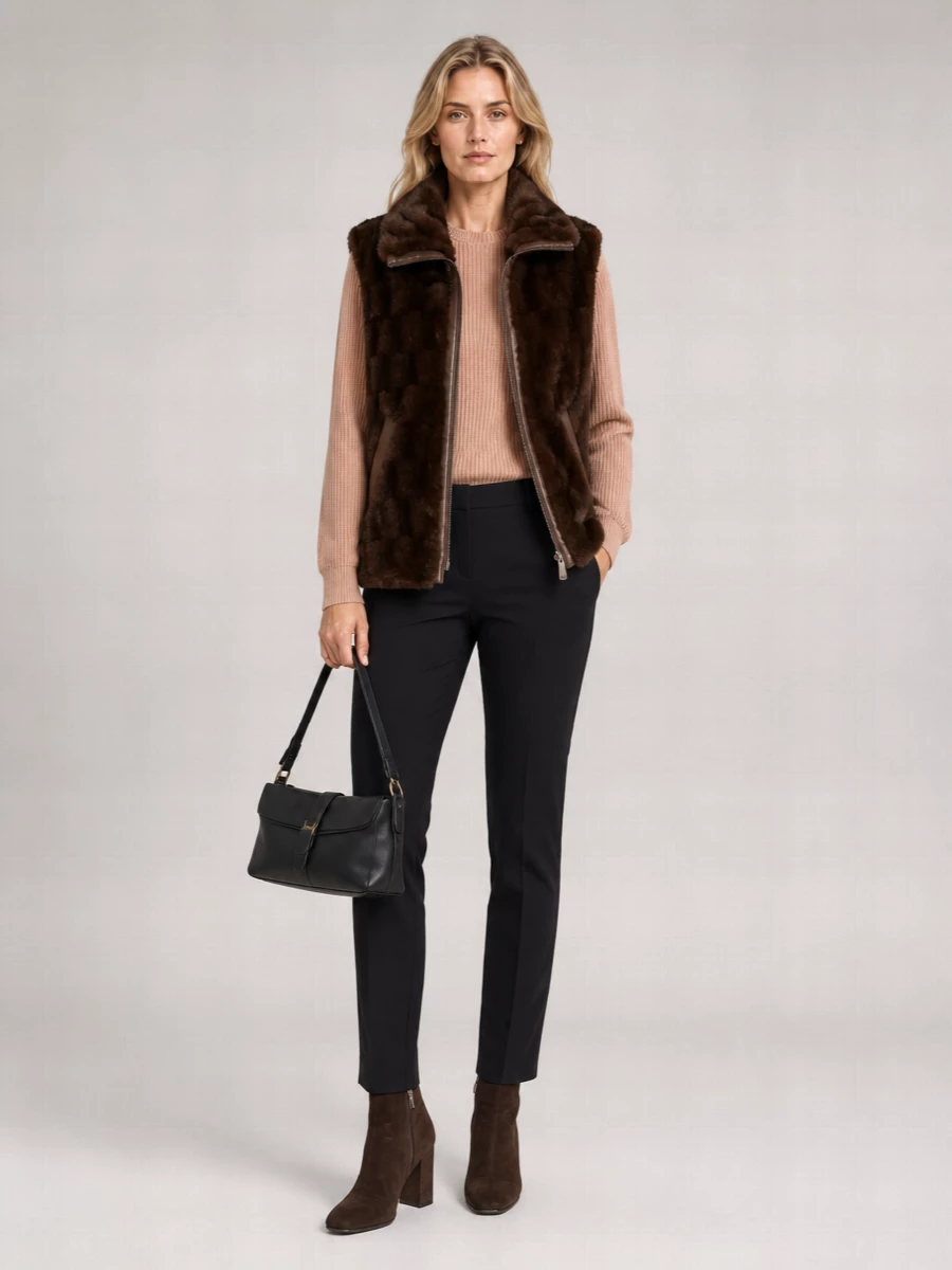 Pinko Faux Fur Vest