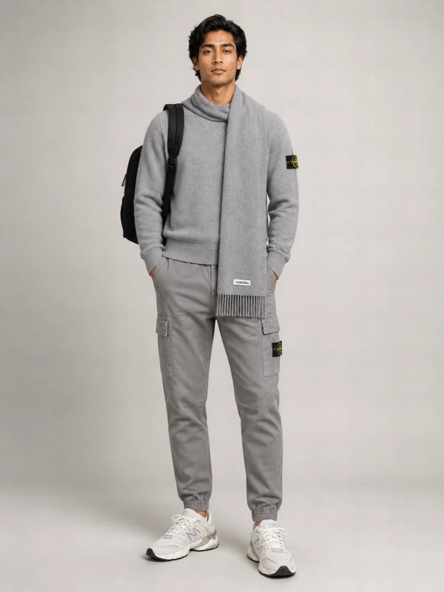 Stone Island Wool Crewneck Jumper