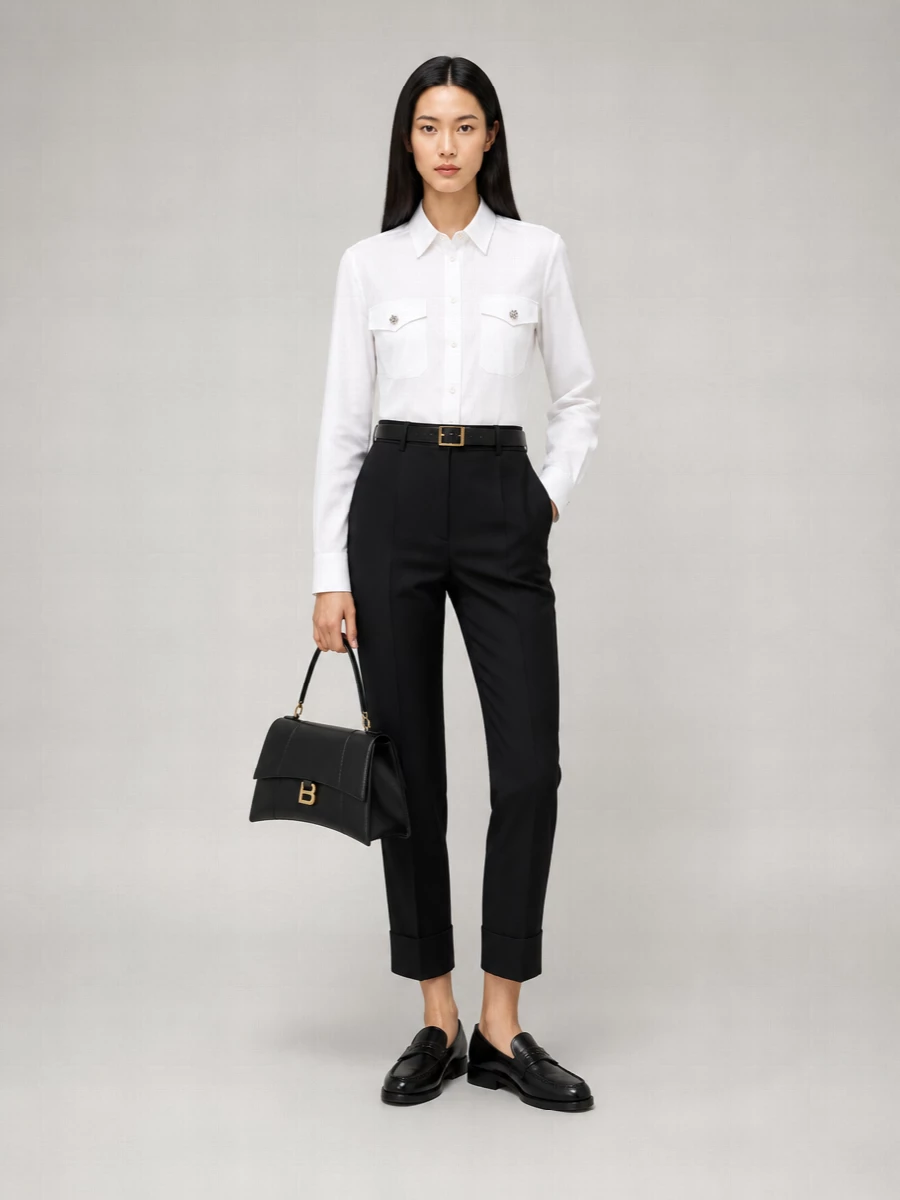 Prada Wool Blend Trousers