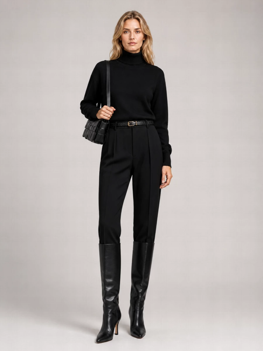 Bottega Veneta Wool Regular-Fit Turtleneck Sweater