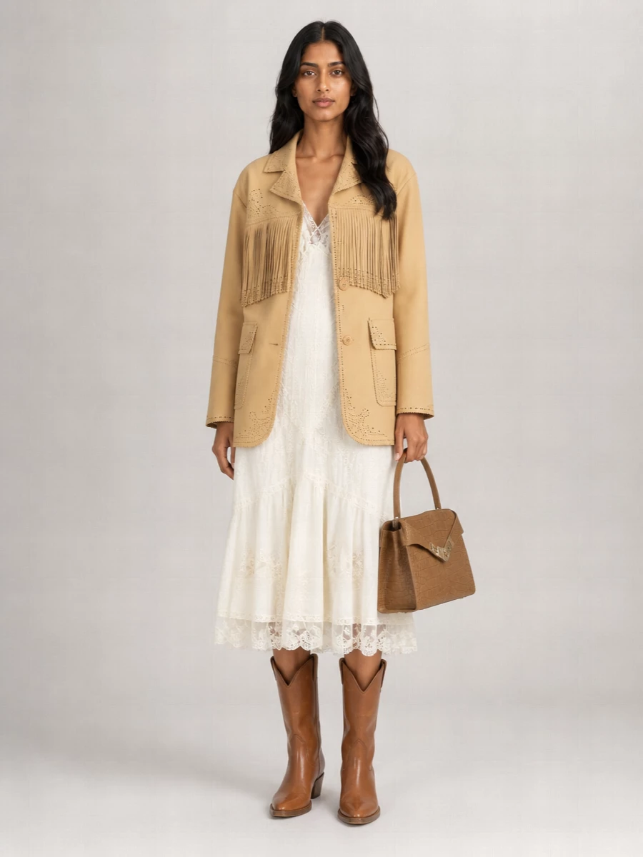 Ermanno Scervino Single Breasted Coat