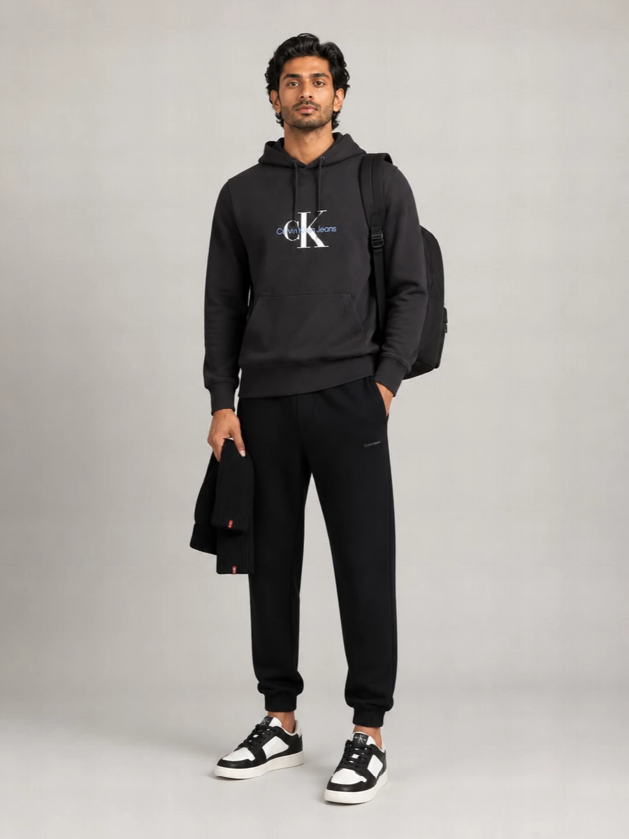 Calvin Klein Cotton Long-Sleeve Hoodie