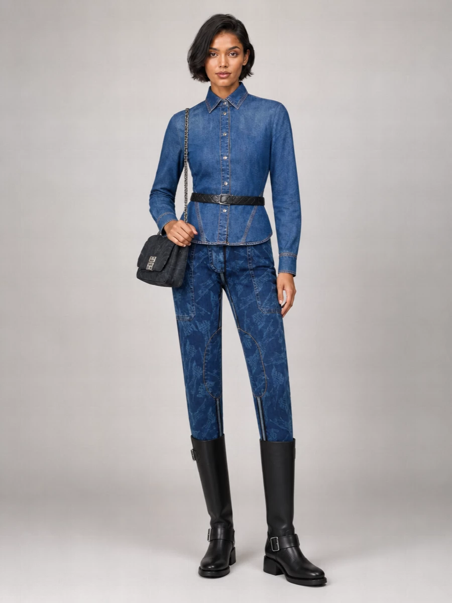Dsquared2 Denim Straight-Leg Trousers