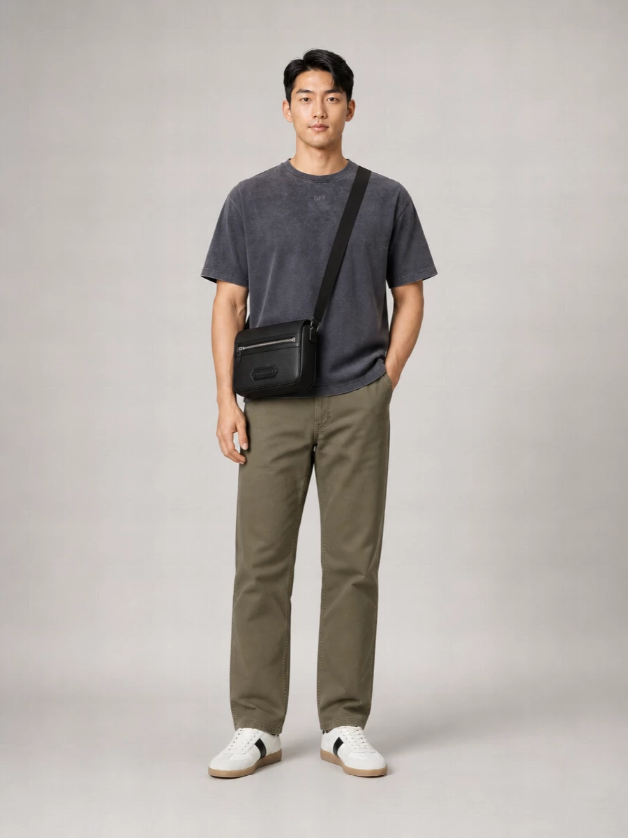 Tom Ford Leather Small Crossbody Bag