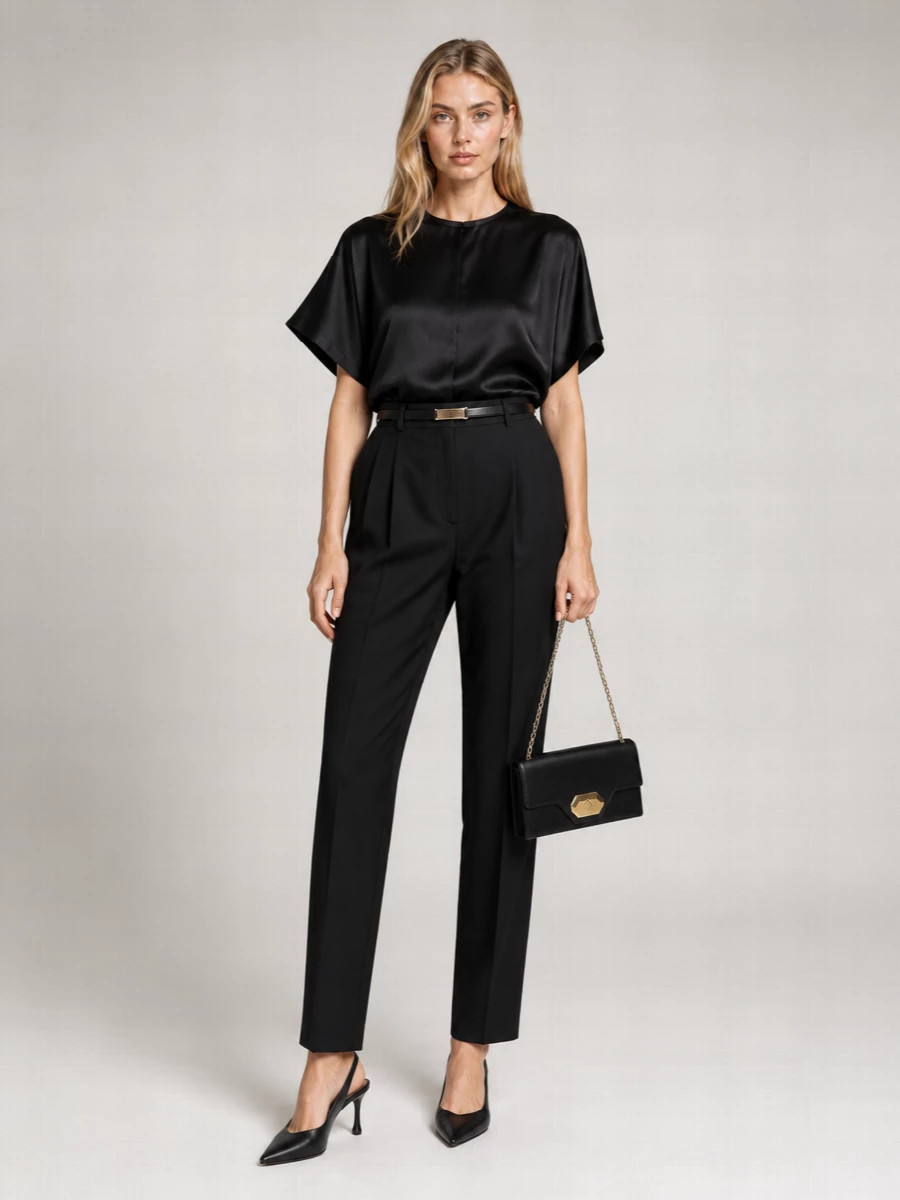 Loulou Studio Silk Linen Blouse