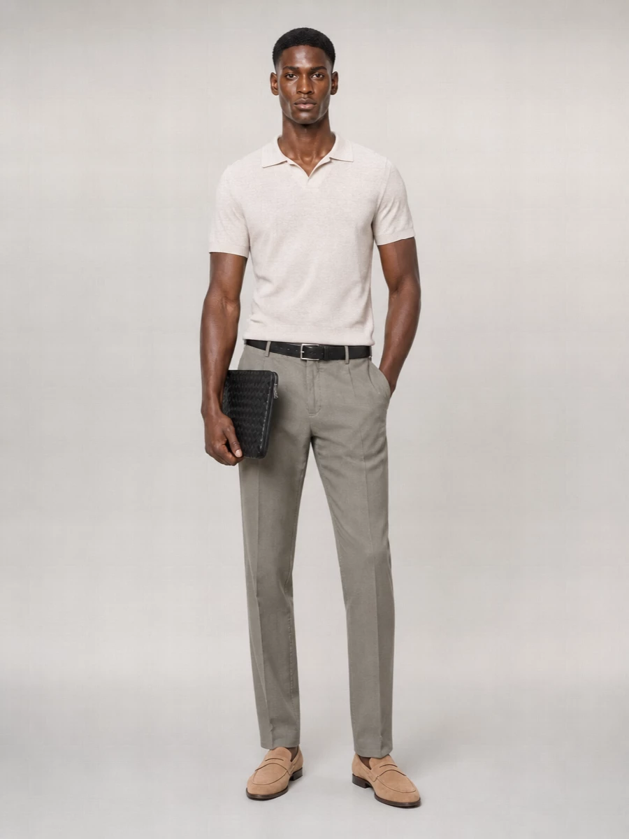 Pt Torino Trousers Lyocell Blend Back Pockets