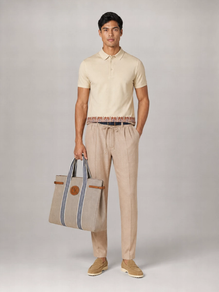 Tod's Woven Suede Belt