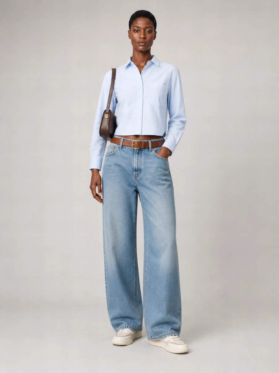 Ami Paris Leather Shoulder Bag