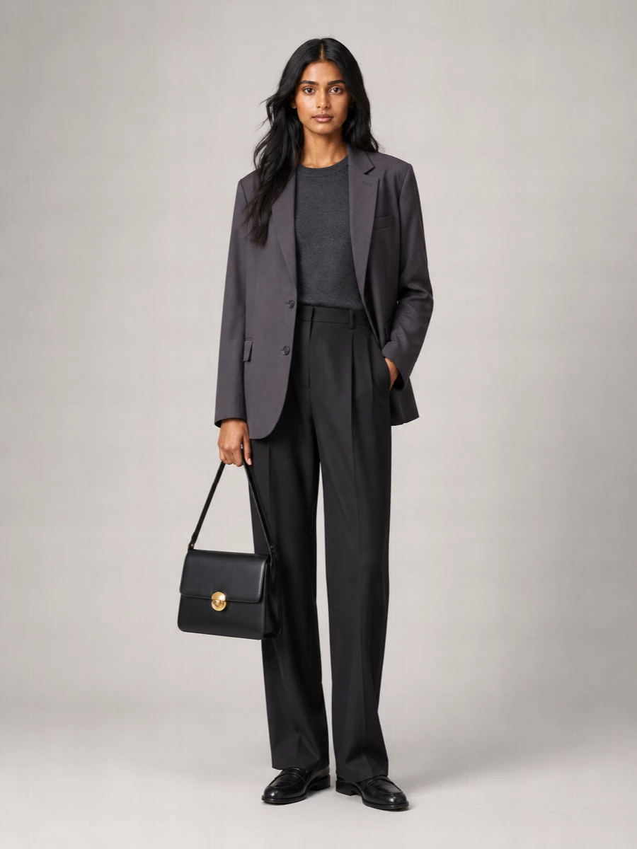 The Frankie Shop Single-Breasted Blazer