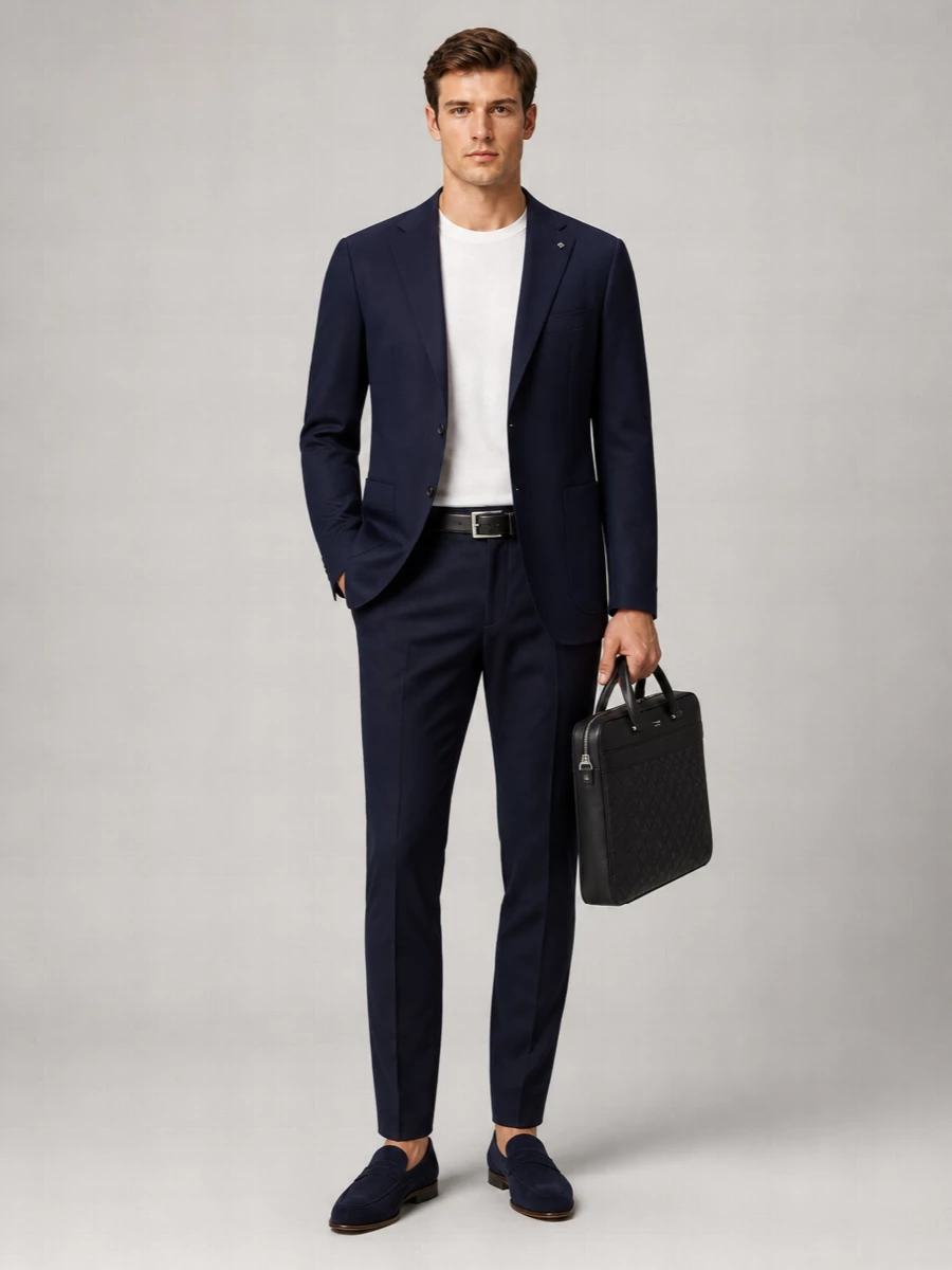 Pt Torino Cotton Slim-Fit Tapered Pants