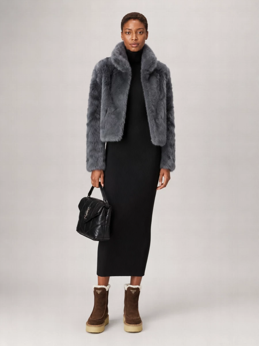 Yves Salomon Leather Jacket