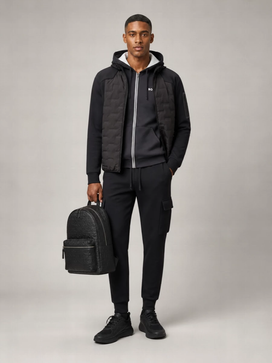 Boss Down Hooded Puffer Jacket