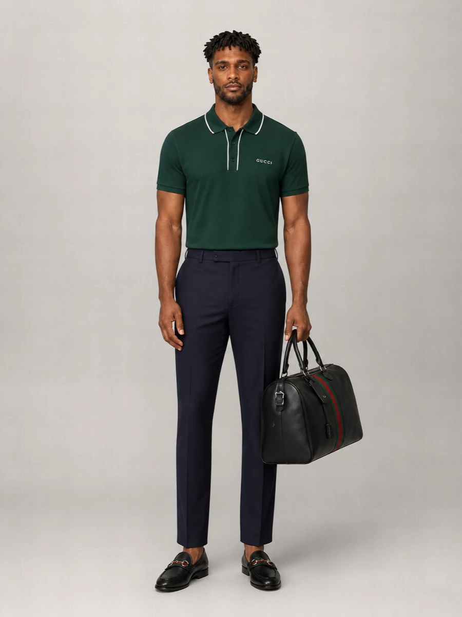 Gucci Leather Duffle Bag