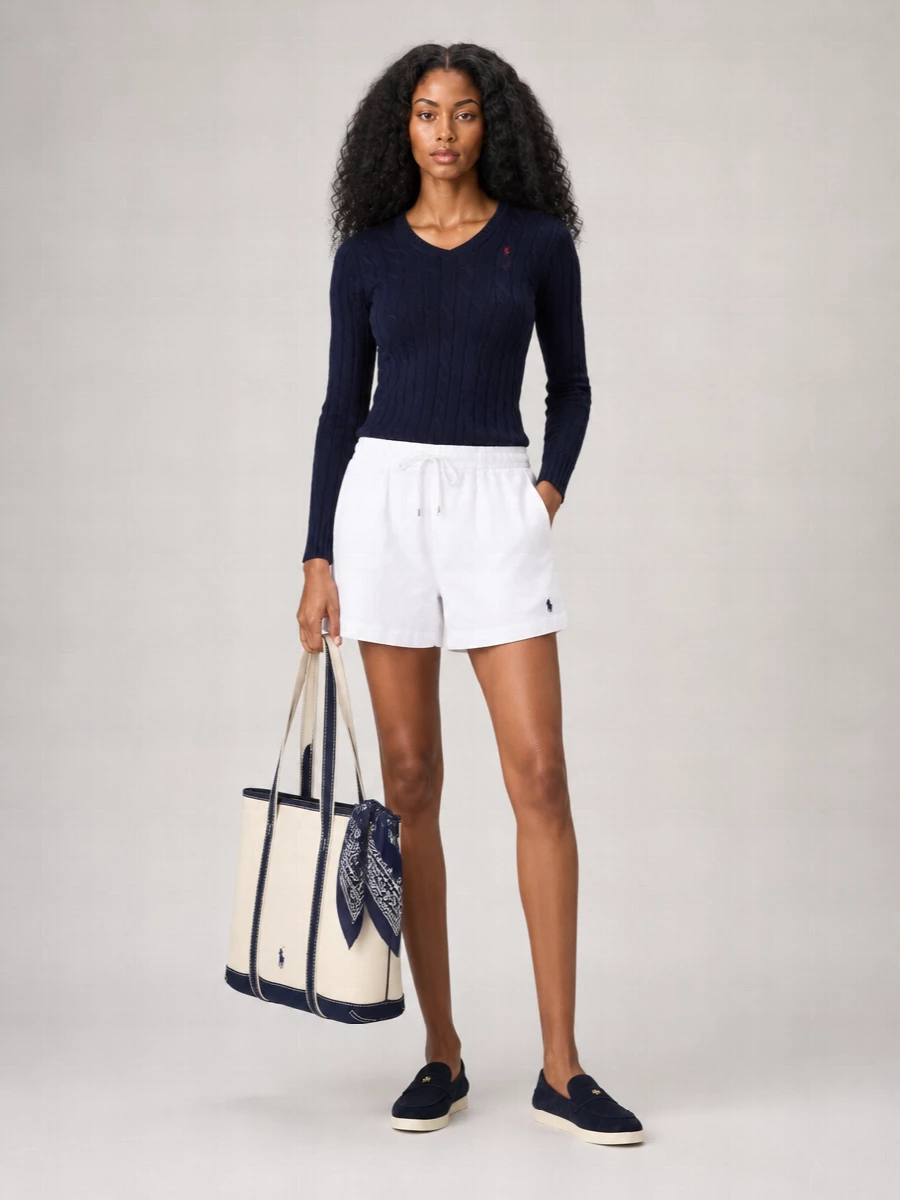 Polo Ralph Lauren Polo Pony Versatile Cable Knit Crewneck Sweater