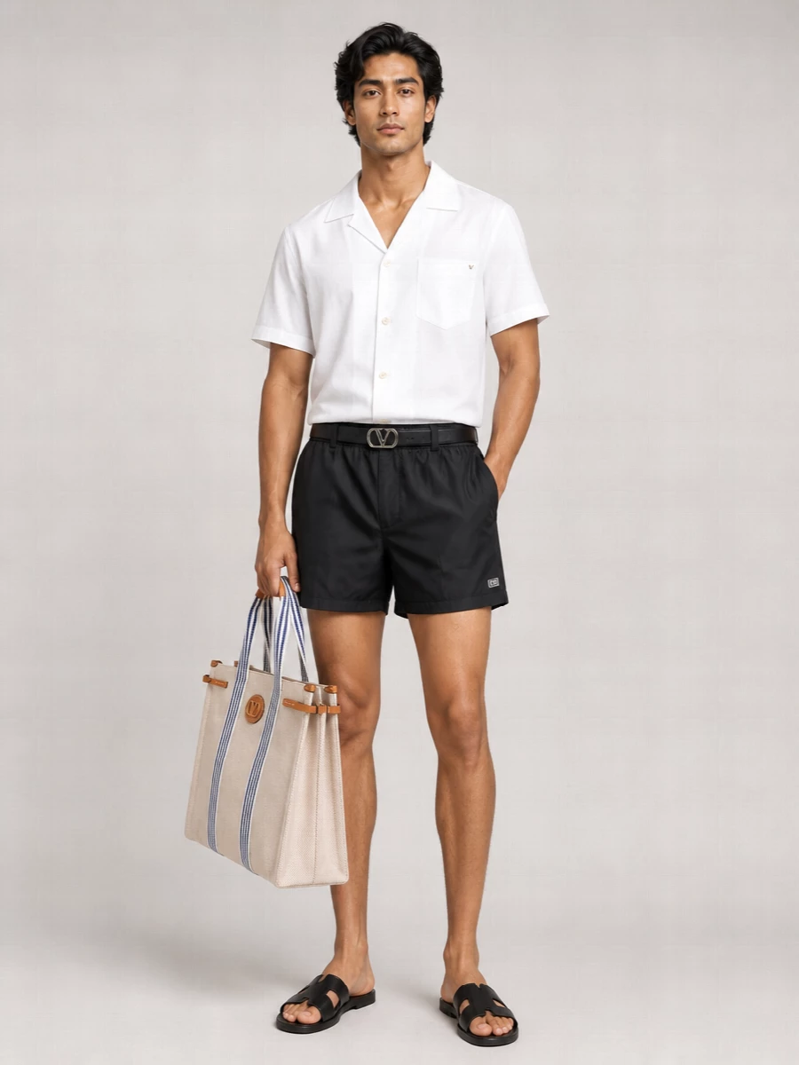Valentino Garavani Nylon Swim Shorts