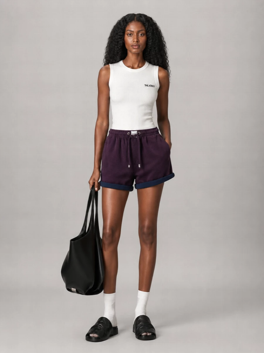 The Attico Cotton Knee-Length Shorts
