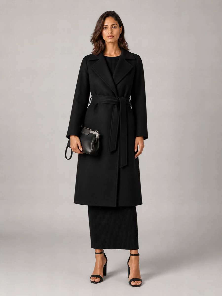 Max Mara camel manuela belted coat