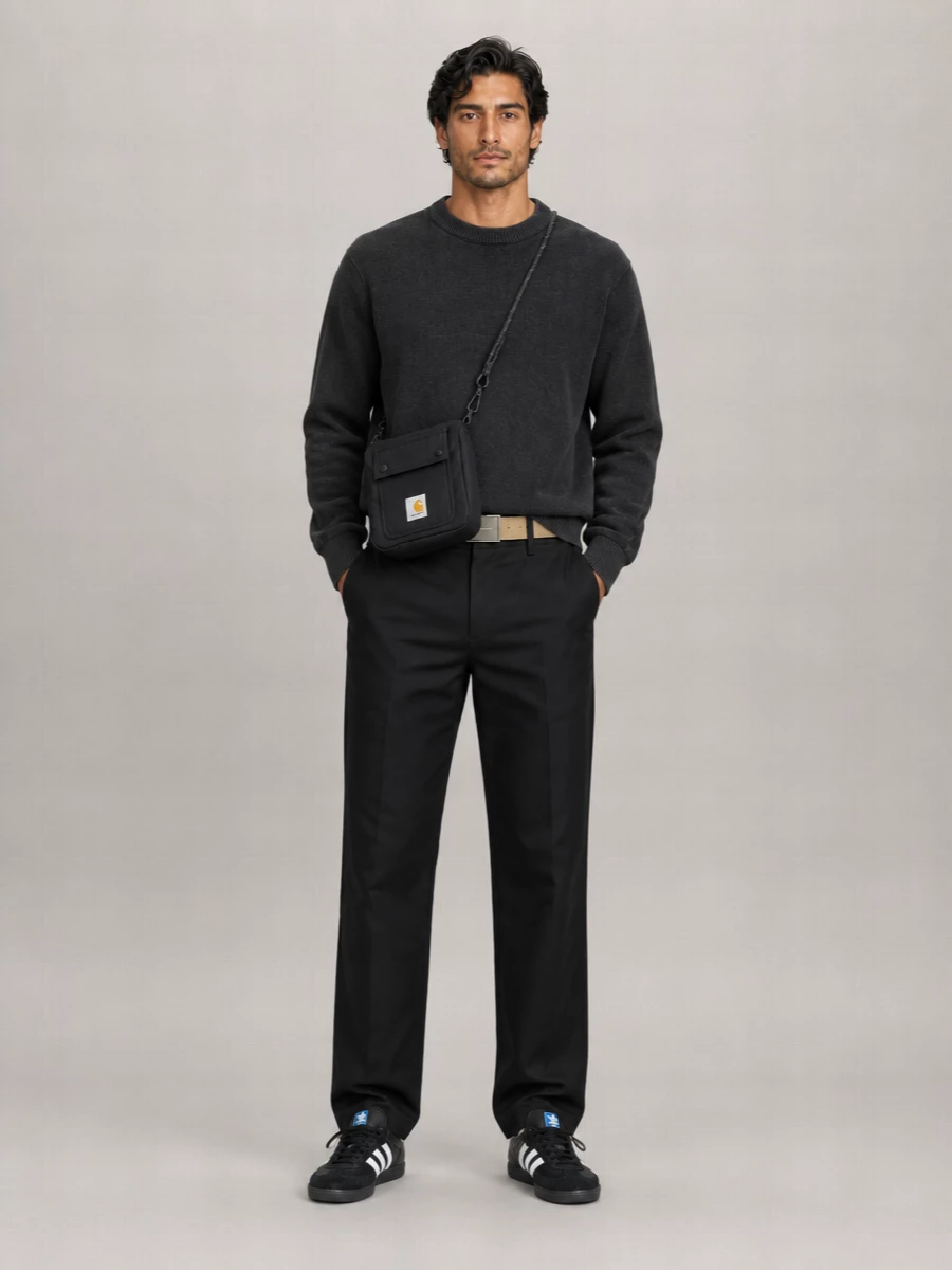 Carhartt Wip Ray Single Knee Relaxed-Fit Straight-Leg Trousers