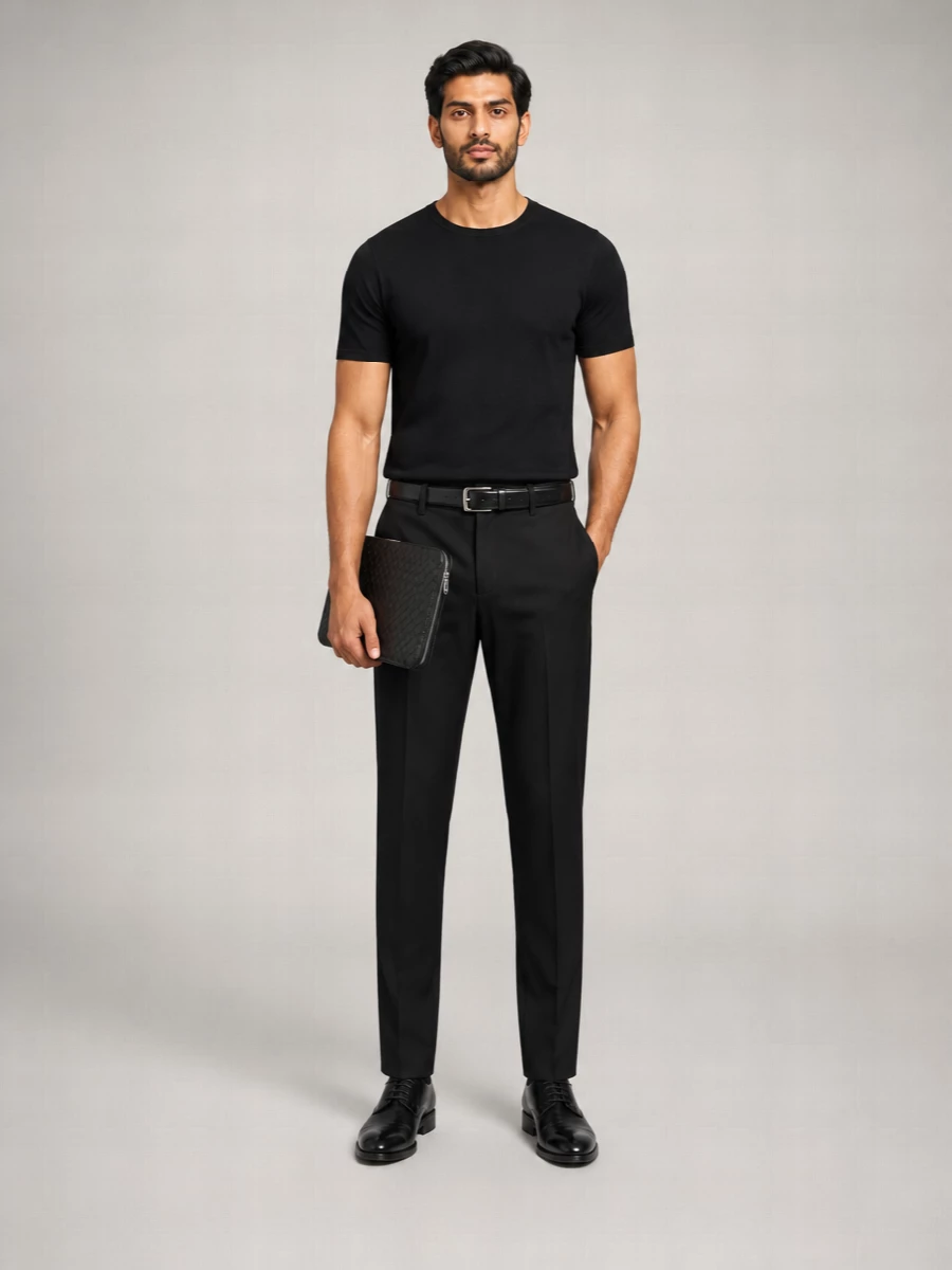 Pt Torino Cotton Trousers Featuring Feather Detail