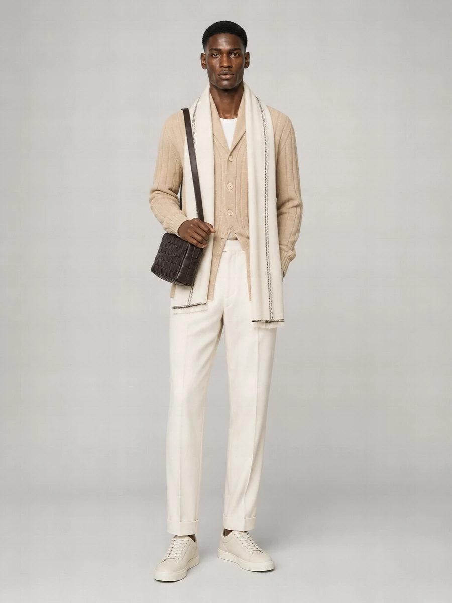 Brunello Cucinelli Ribbed Cashmere Cardigan