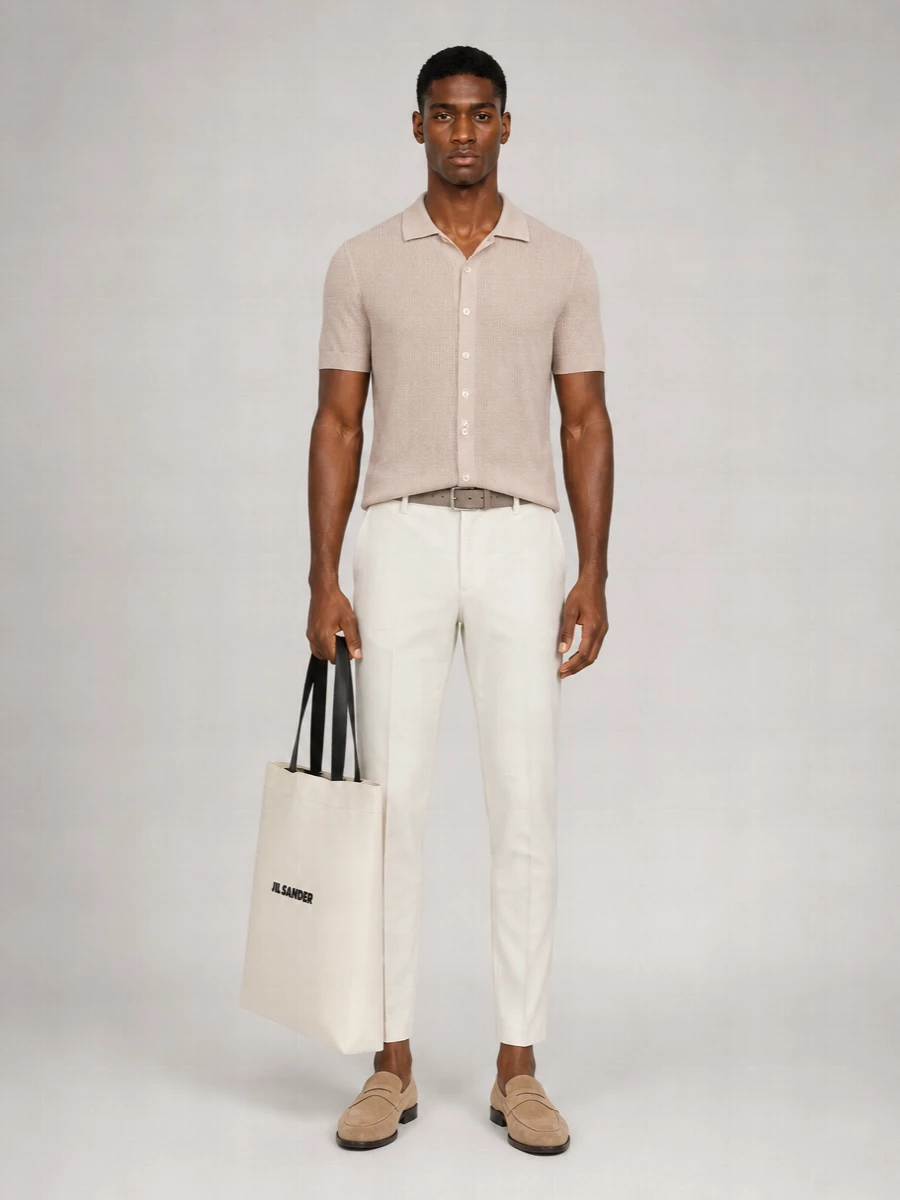Pt Torino Denim Cropped Trousers