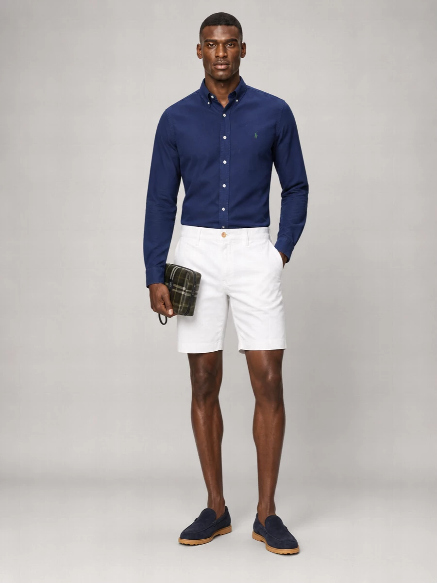 Ralph Lauren Cotton Long-Sleeve Polo Shirt