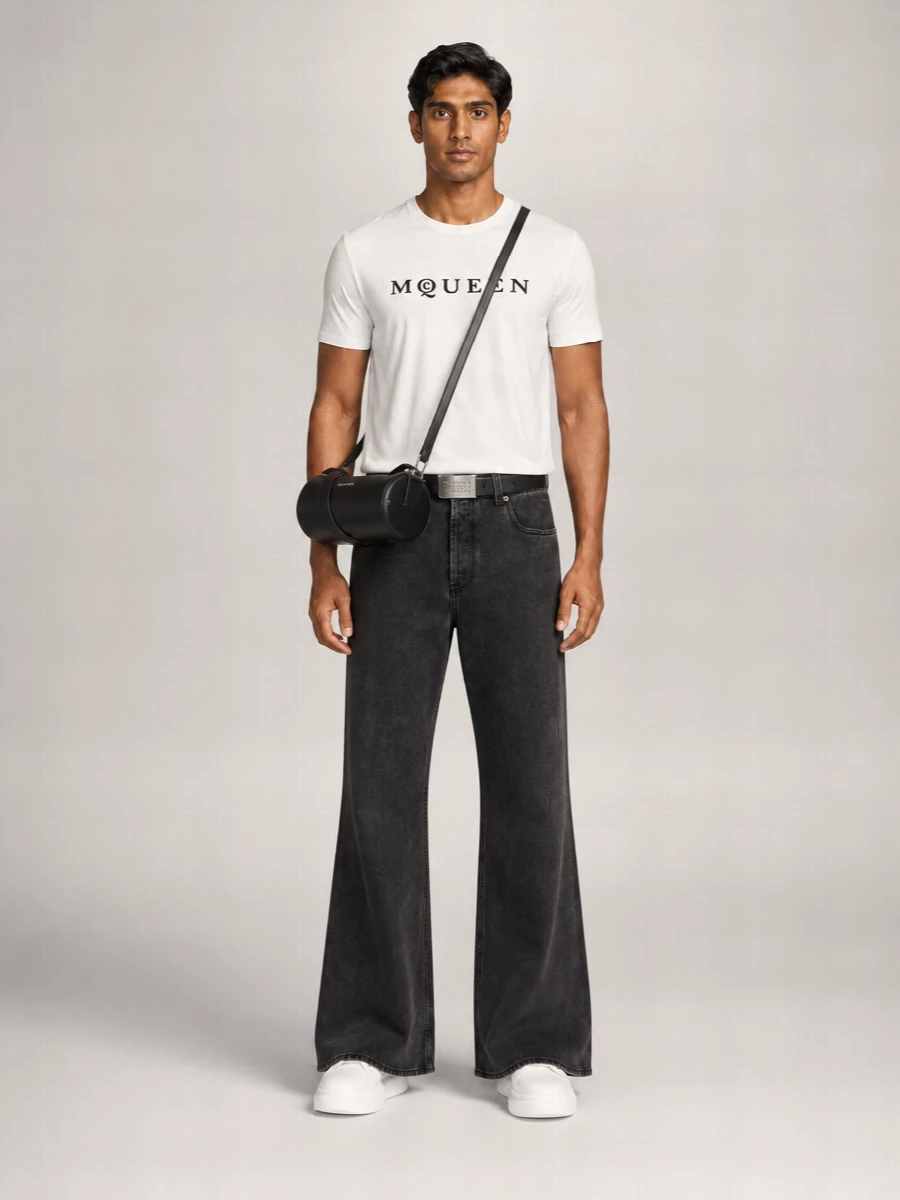 Alexander Mcqueen Canvas Crossbody Bag