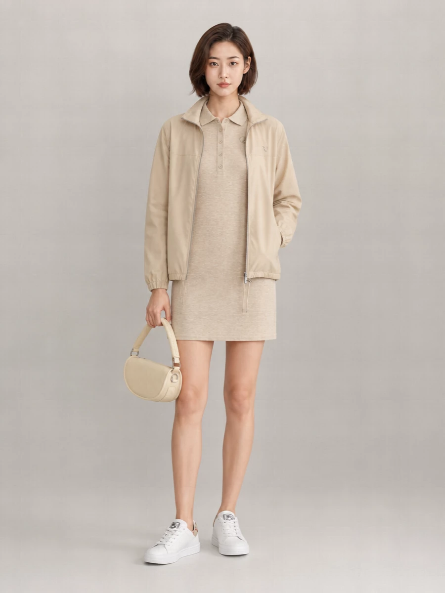Burberry Stand Collar Fitted Jacket