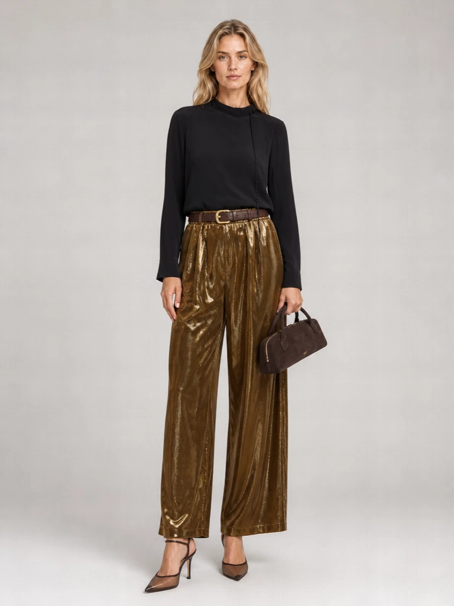 Alysi velvet trousers