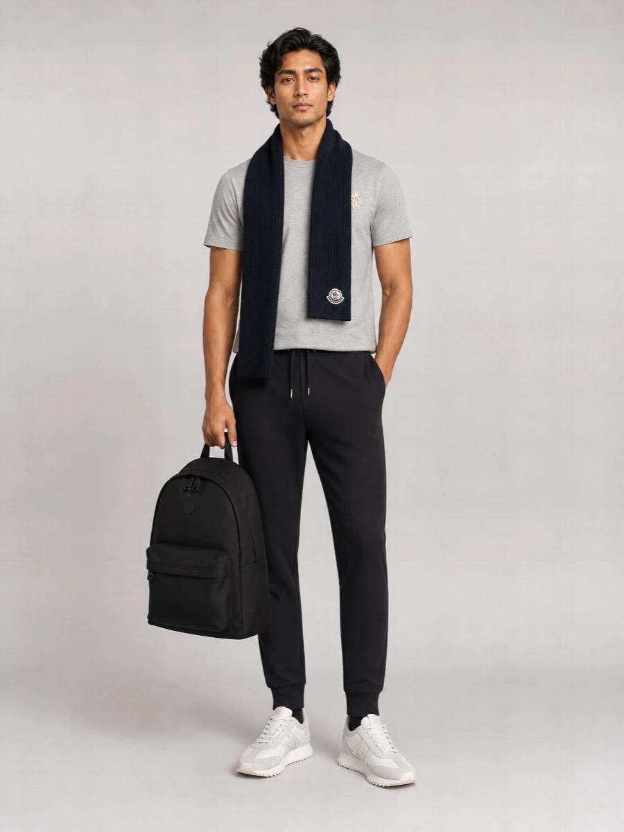 Moncler Grenoble stretch cotton t-shirt set