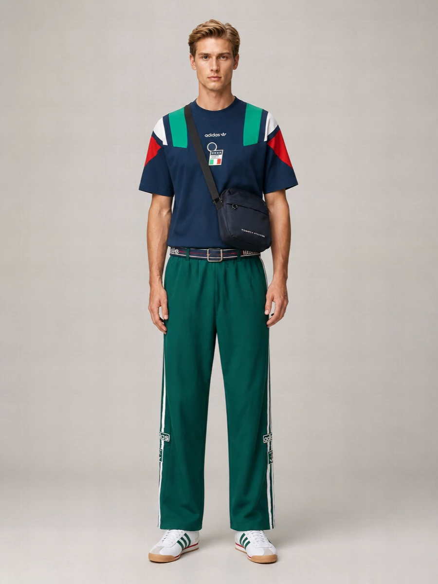Adidas Originals cotton color-block t-shirt