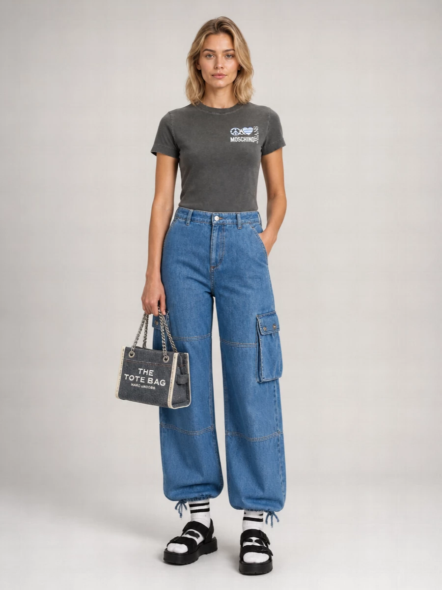 Marc Jacobs The Crossbody Denim Tote Bag