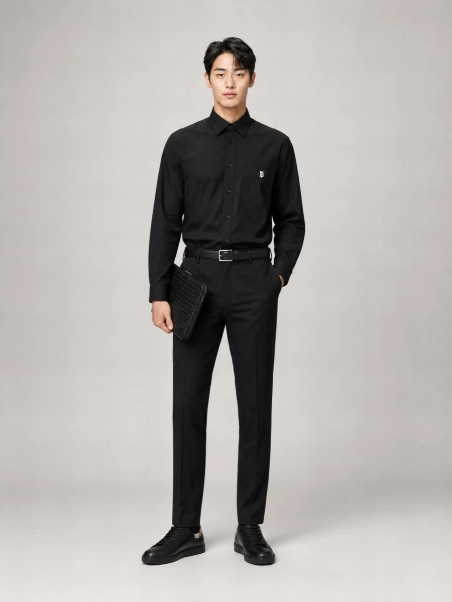 Burberry Monogram Cotton Shirt